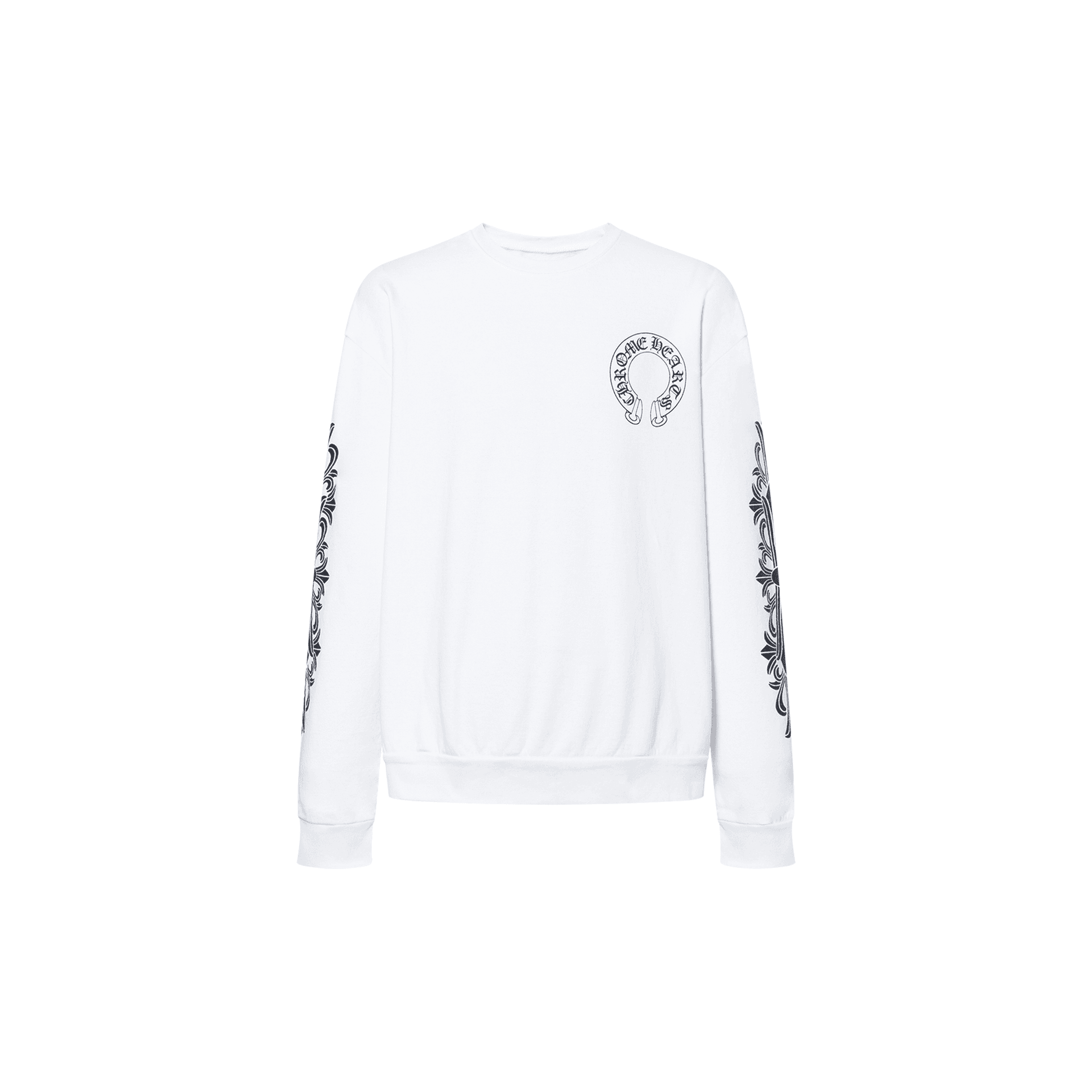 Chrome Hearts Logo Crewneck Sweatshirt White