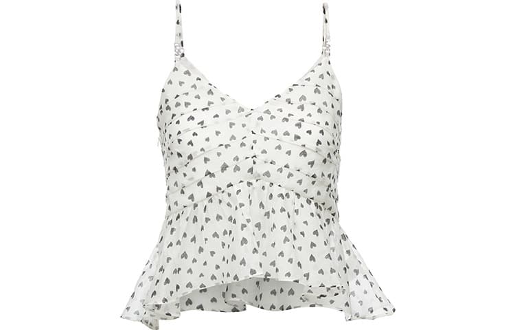 ONLY Heart Print Tank Top