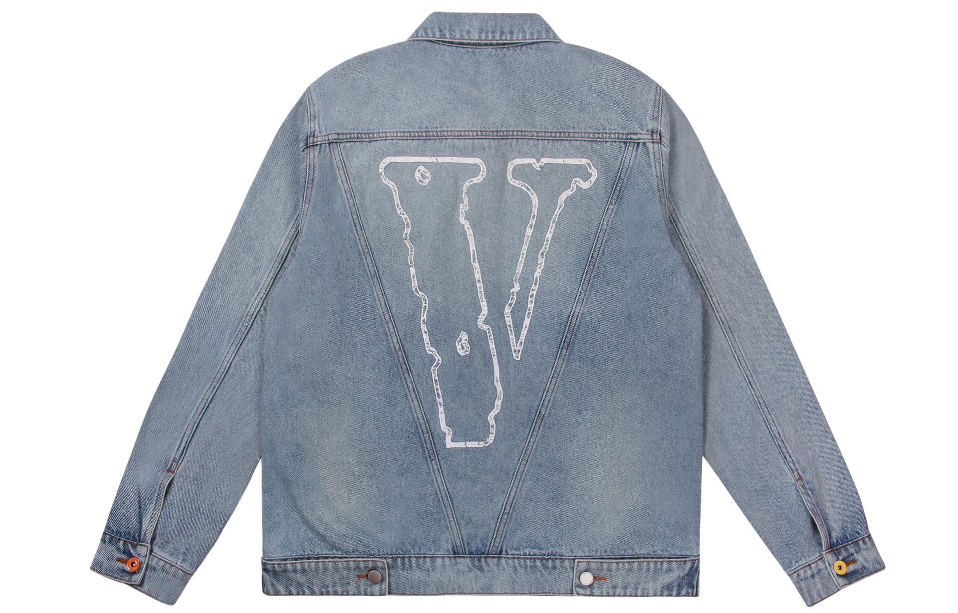 VLONE Gothic Logo Denim Jacket