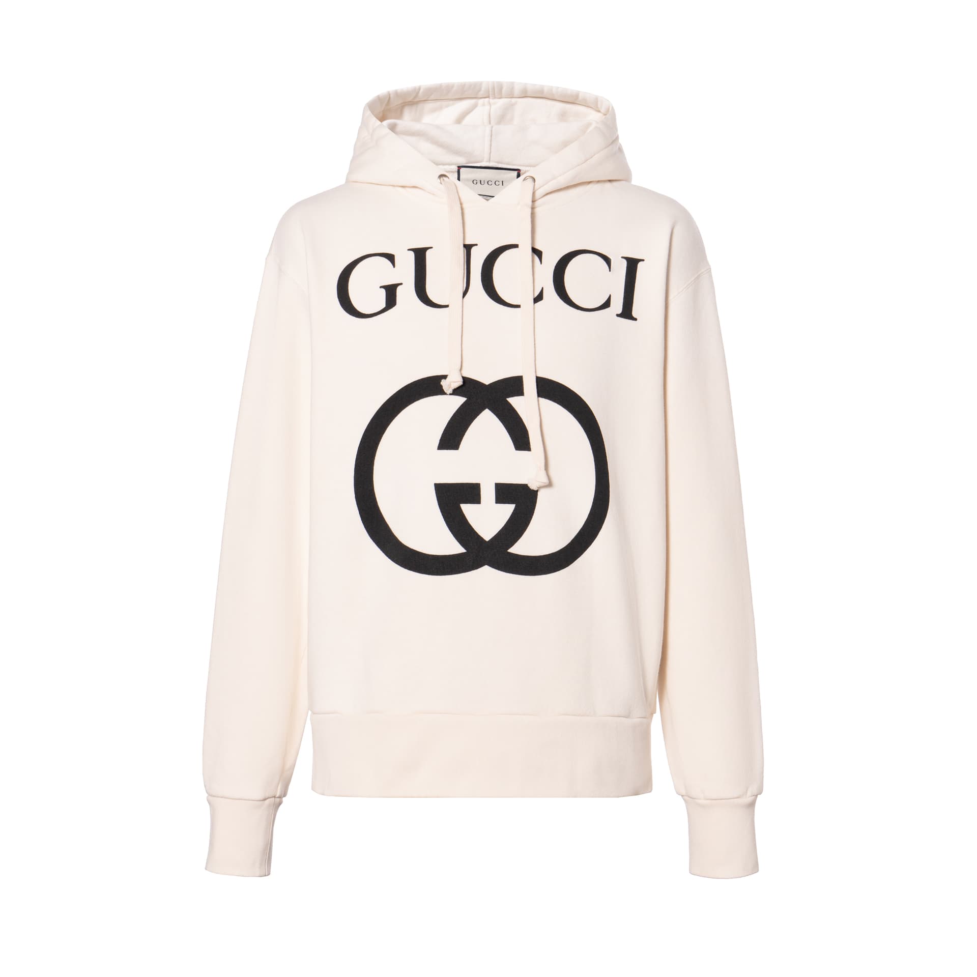 GUCCI/古驰 Gucci Logo Hoodie White