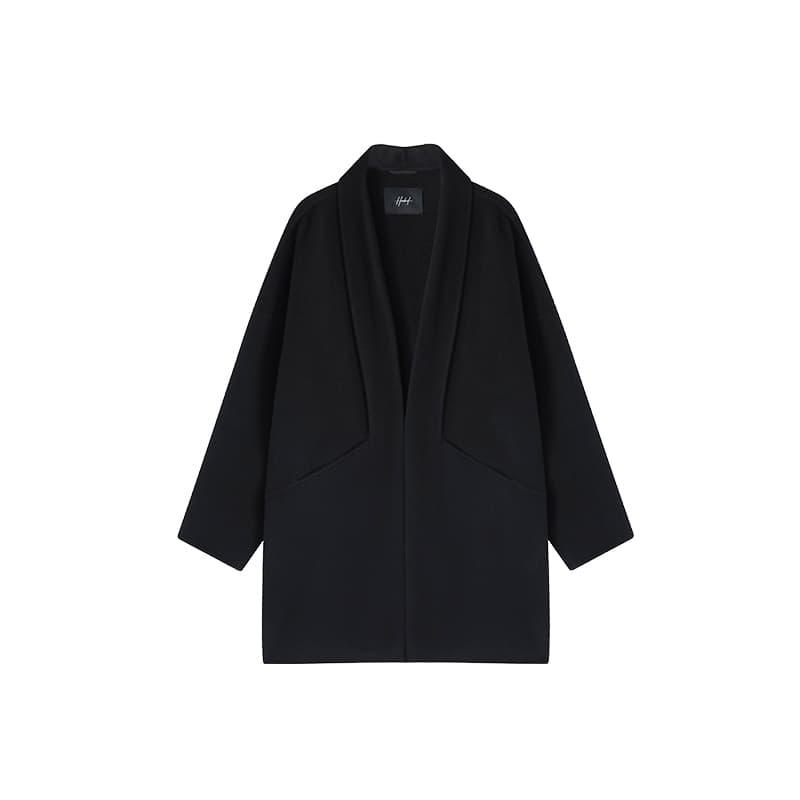 HERBEL Cashmere Silk Scarf Coat