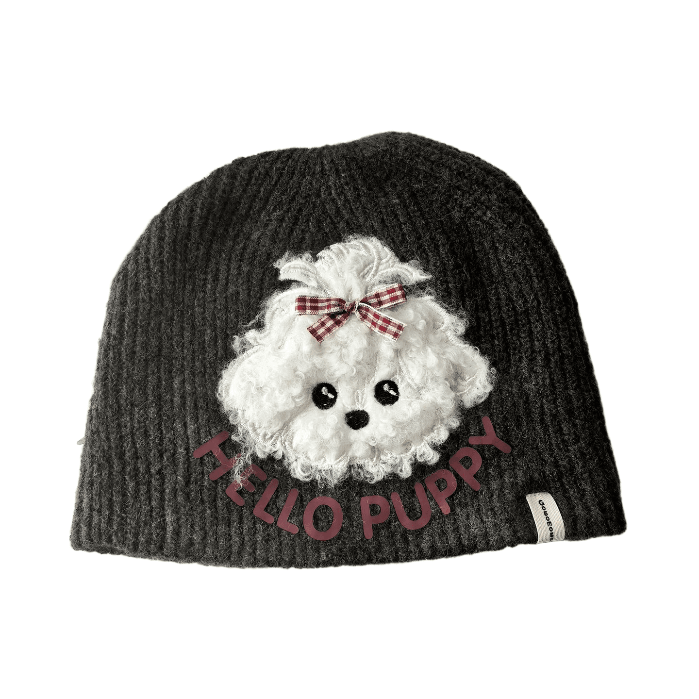 DZP Cute Plush Dog Knit Hat