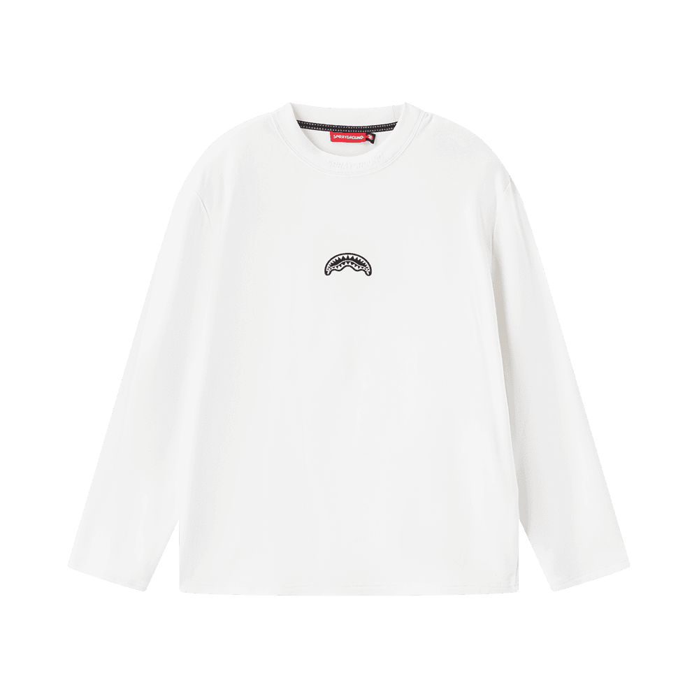 SPRAYGROUND Shark Logo Long Sleeve Tee