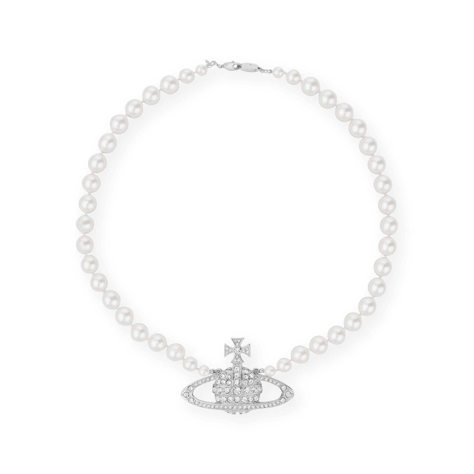 Vivienne Westwood Bas Relief Pearl Necklace