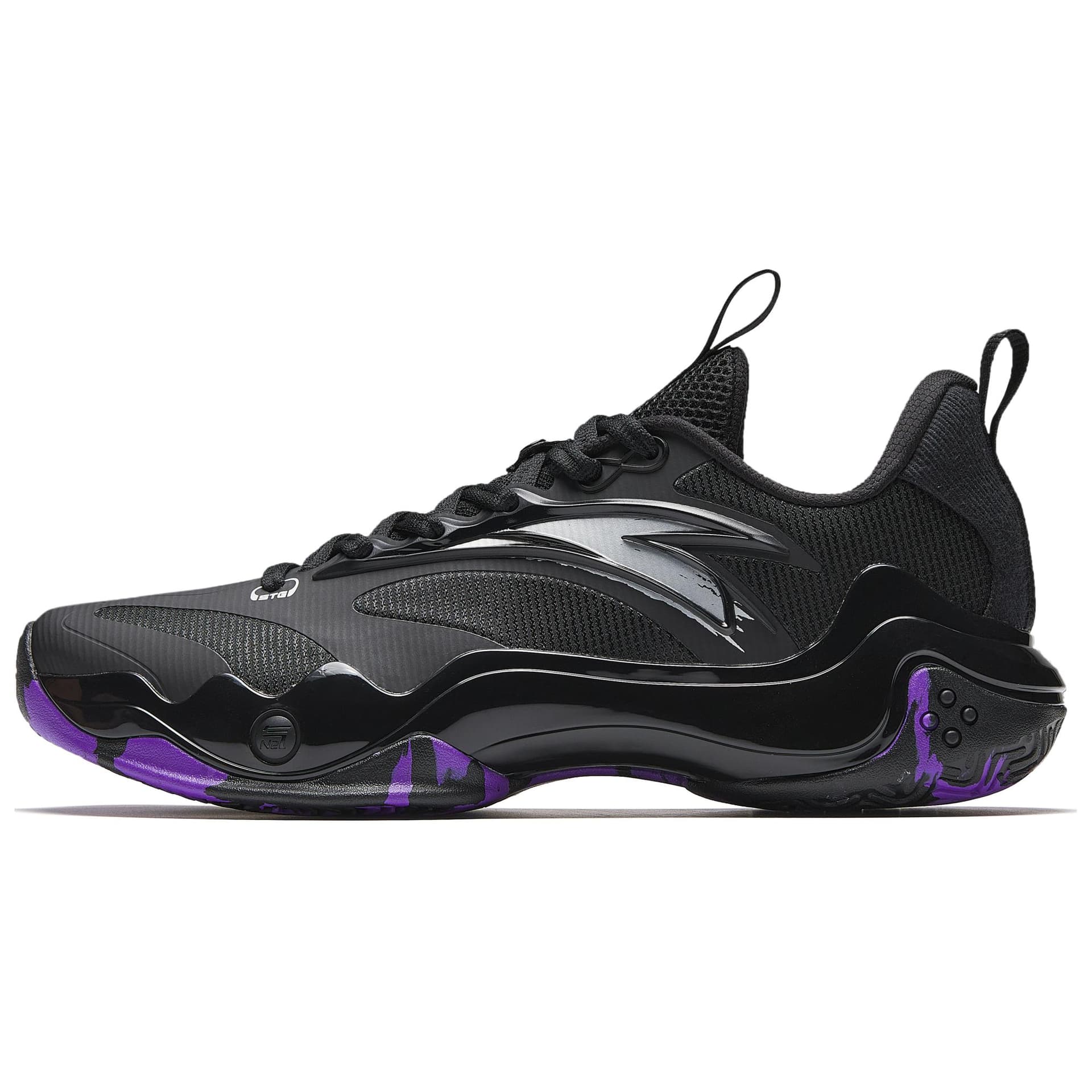 安踏 Anta Crazy Tide 4 Black Silver Purple
