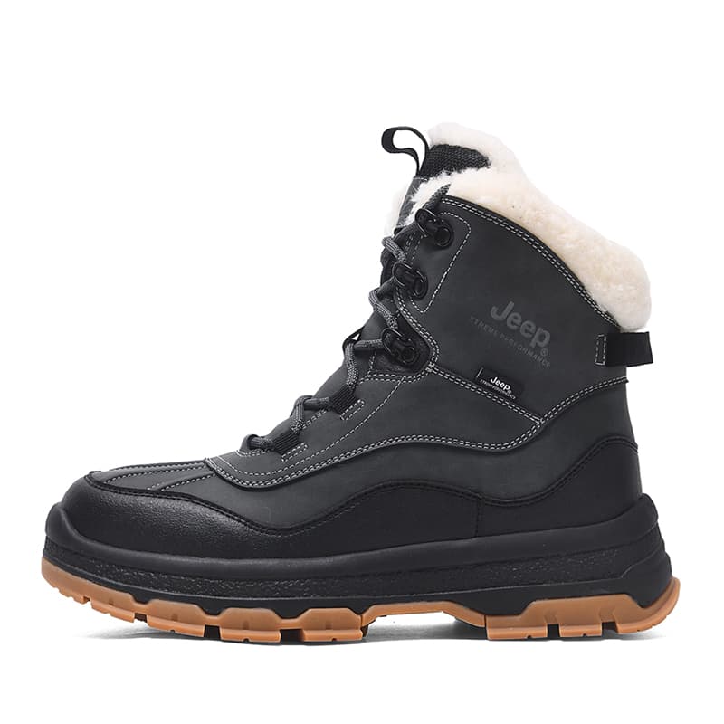 Jeep Snow Boots Gray