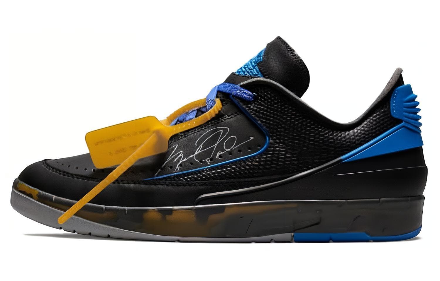 OFF-WHITE x Air Jordan 2 Retro Low SP "Black and Varsity Royal"