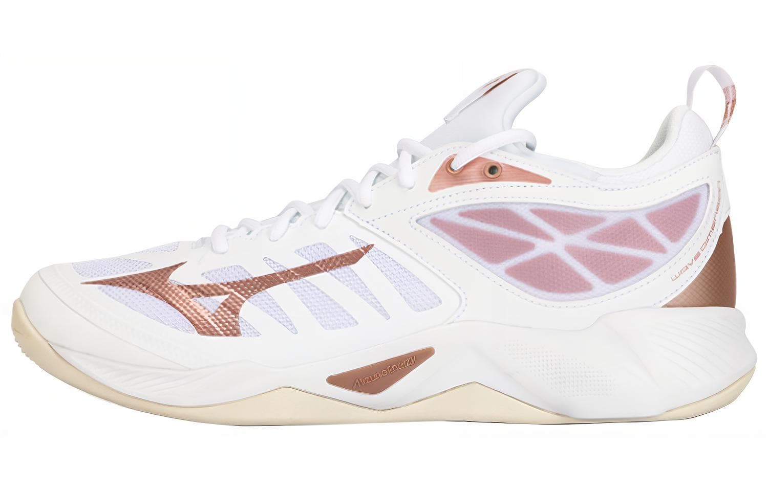 Mizuno Wave Dimension White Rose Gold