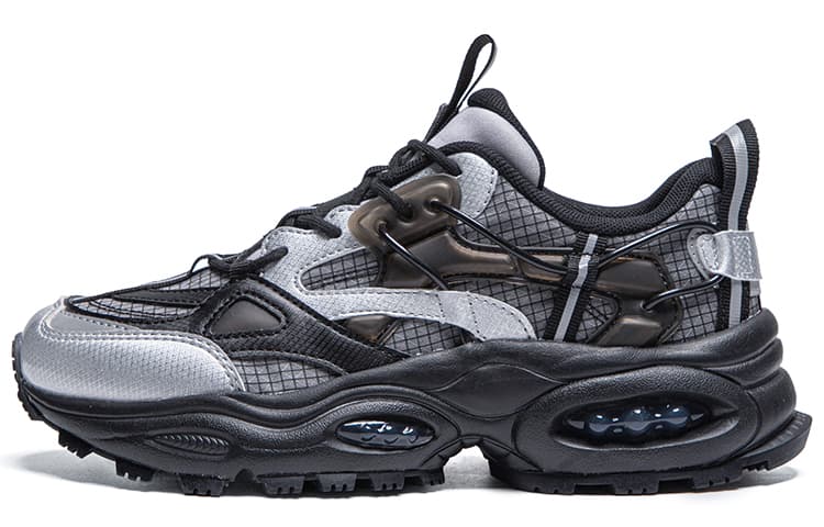 Kappa/卡帕 Kappa Retro Low Black Silver