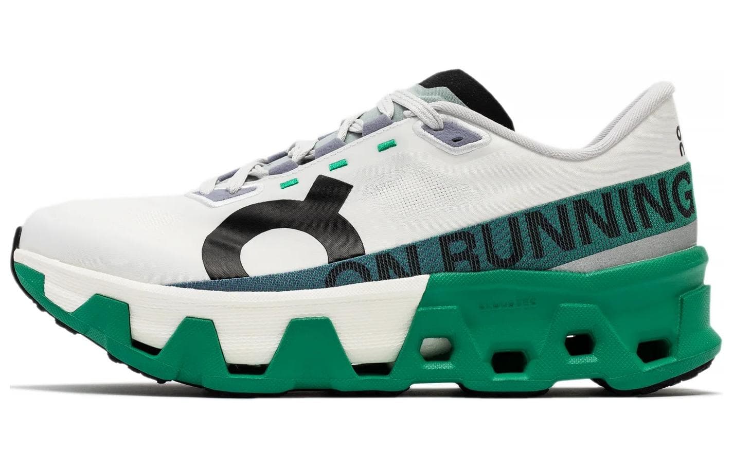 On昂跑 On Cloudmonster White Green