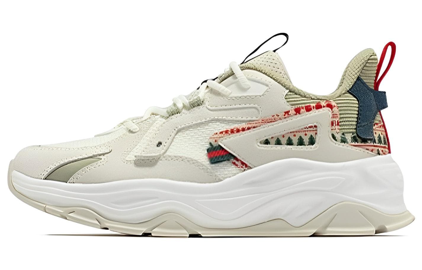 361° Casual Sneakers White Green