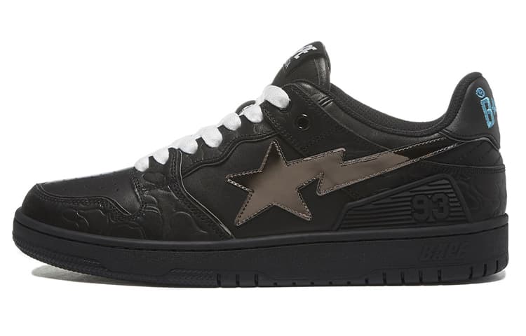A BATHING APE SK8 Sta Black