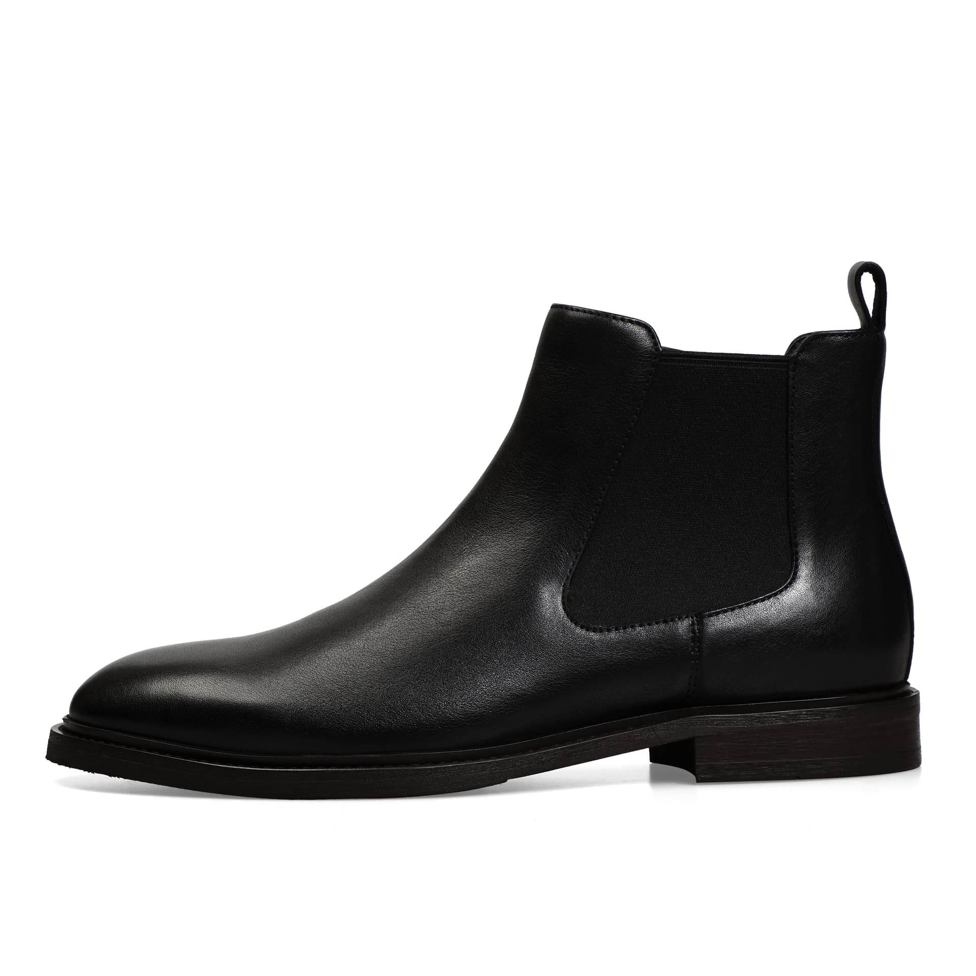 博斯绅威/BOSSSUNWEN BOSSSUNWEN Chelsea Boots 3cm Black