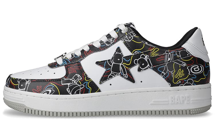 Medicom Toy x A BATHING APE STA BE@R CAMO Black Camo