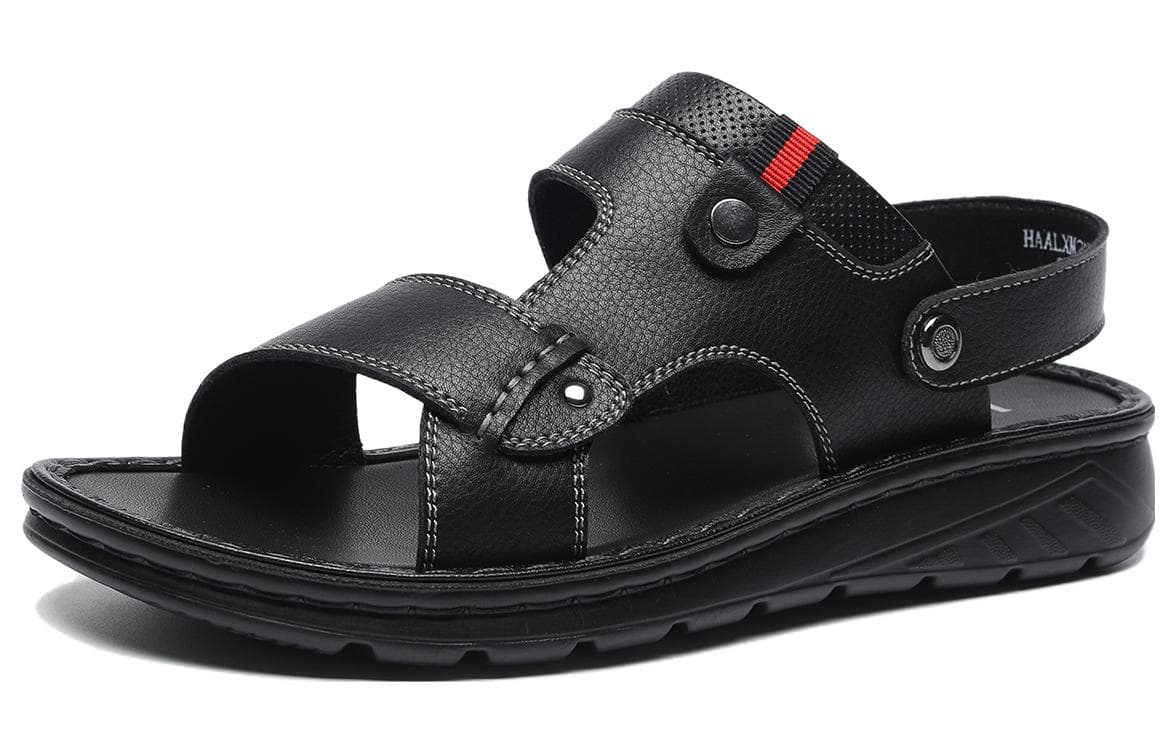 海澜之家 HLA HLA Leather Buckle Sandals