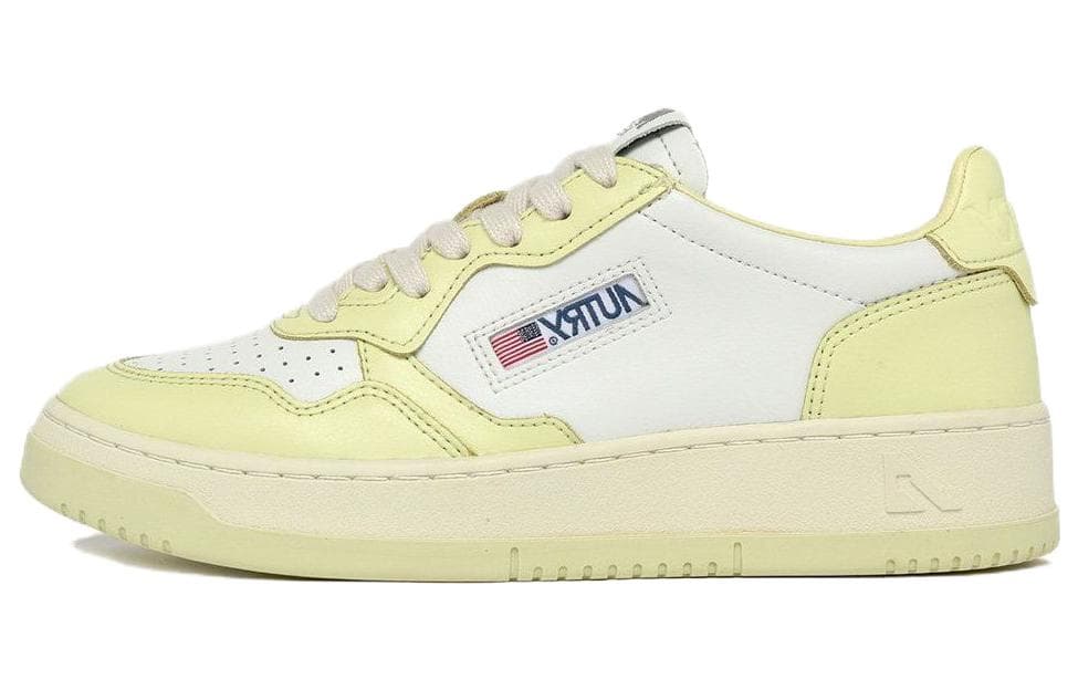 AUTRY Low Top White Yellow