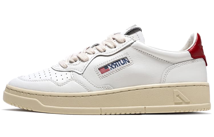Autry Low Top White Red
