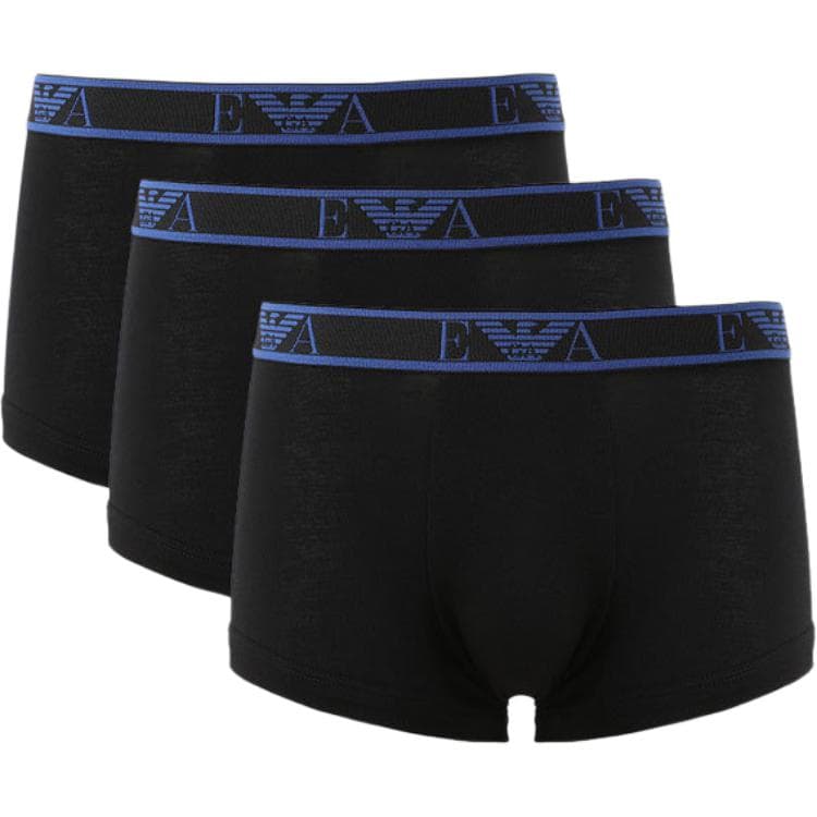 EMPORIO ARMANI/阿玛尼 Emporio Armani Boxer Briefs 3-Pack Black