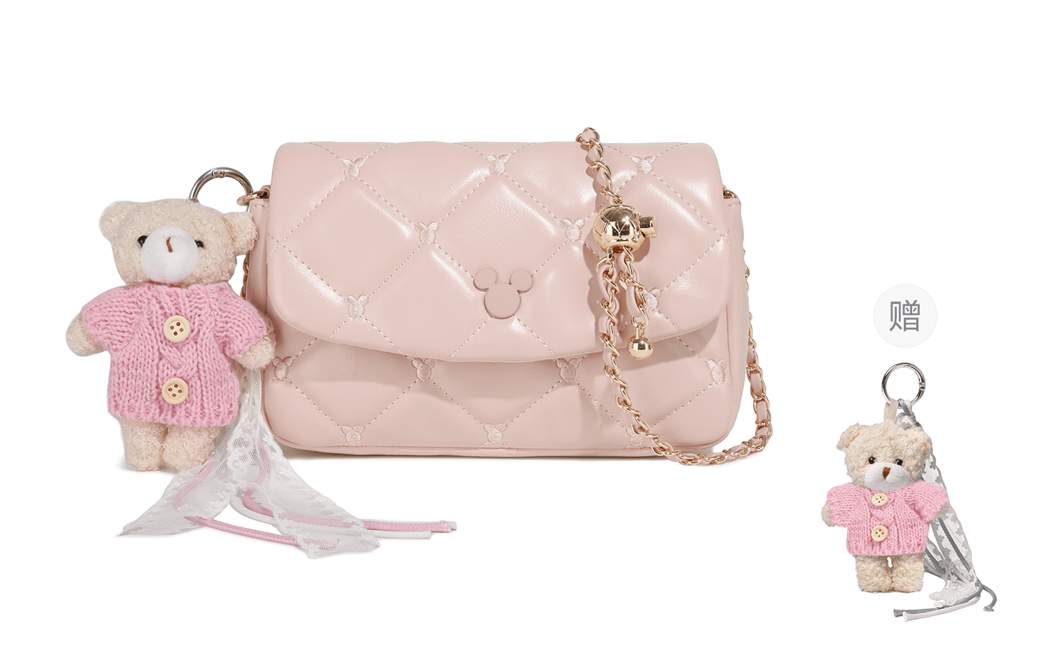 Disney/迪士尼 Disney Mickey Series Pink Bag