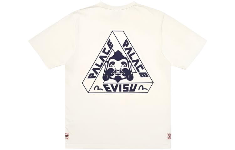 PALACE x EVISU Logo T-shirt White