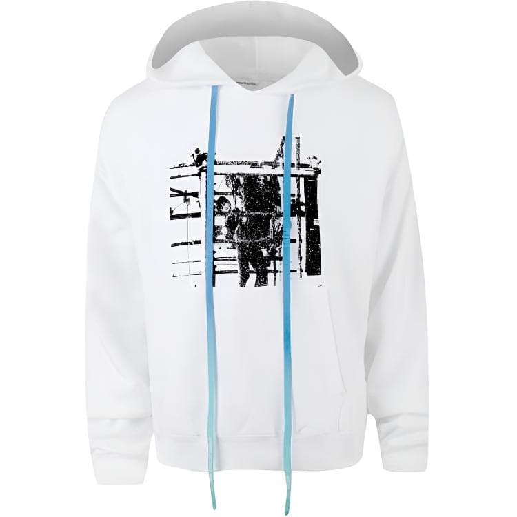 OFF-WHITE FW19 Printed Logo Hoodie