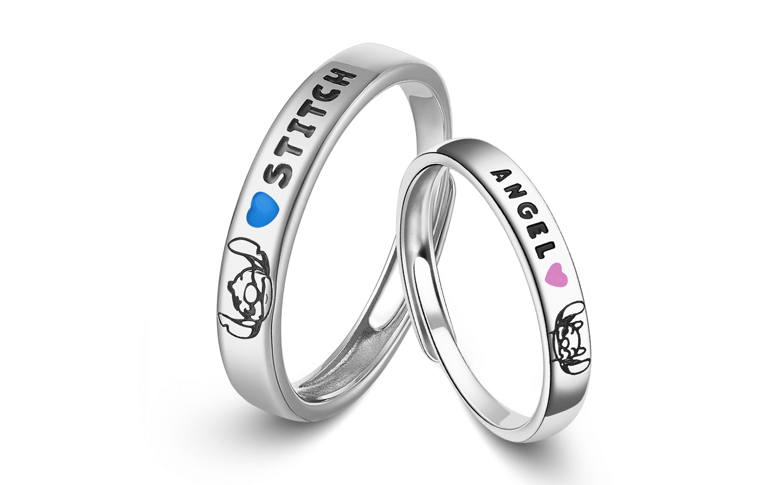Disney/迪士尼 Disney Stitch S925 Silver Ring