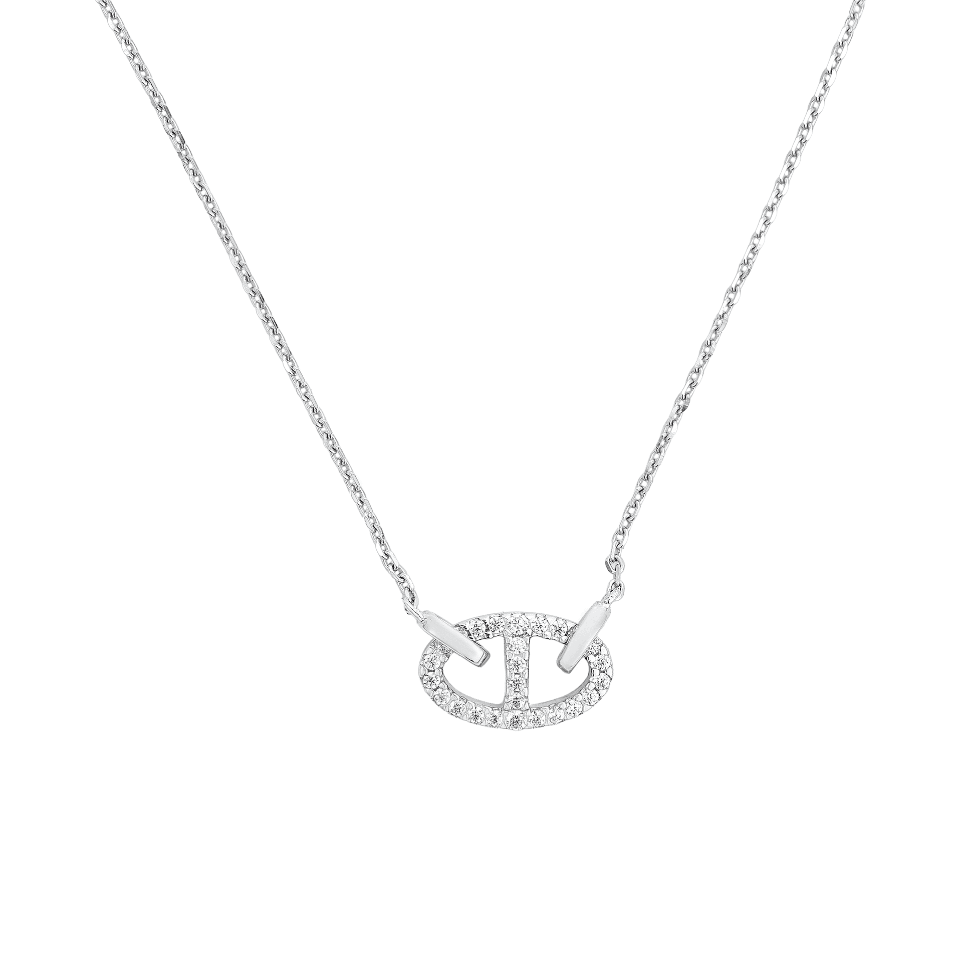 apm monaco Maille Marine Silver Necklace