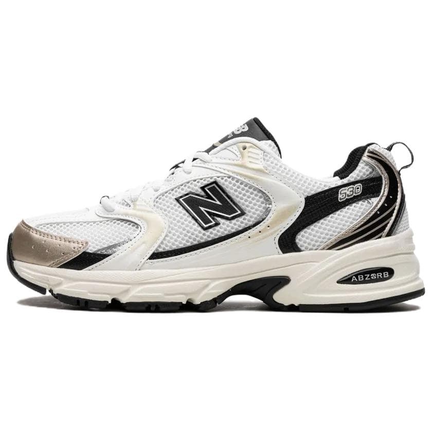 New Balance 530 White Black Gold