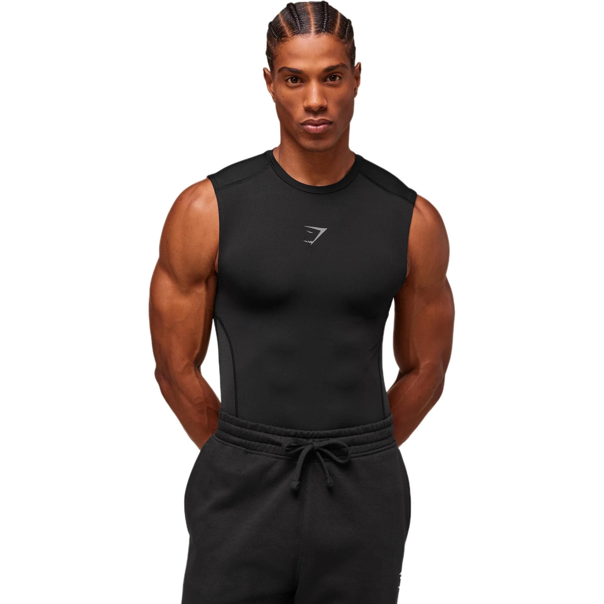 Gymshark Sleeveless Gym Top Black