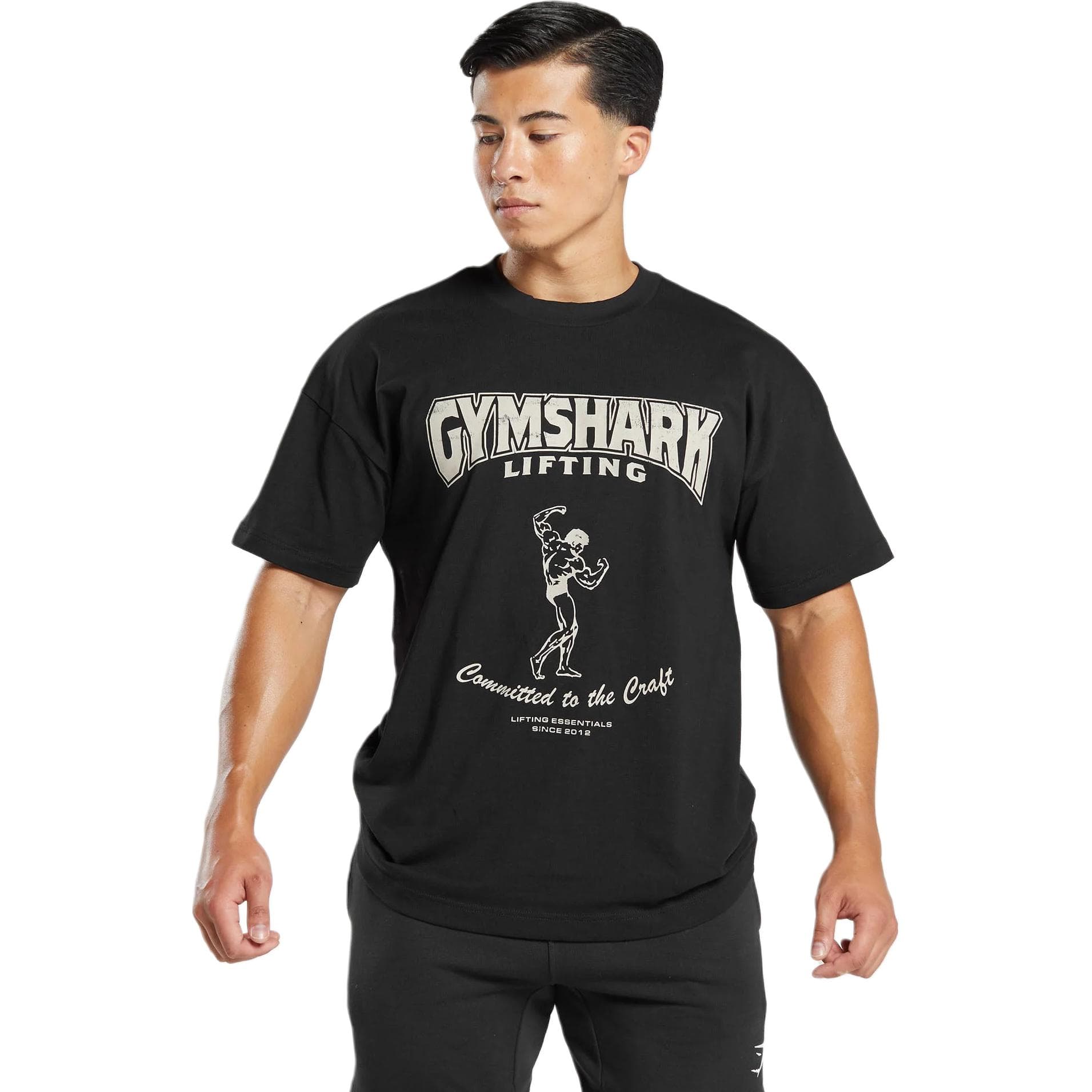 Gymshark Committed to the Craft Black Tee