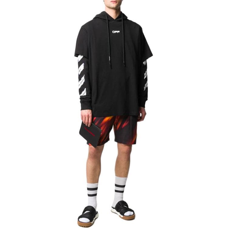 OFF-WHITE SS20 Airport Tape Hoodie