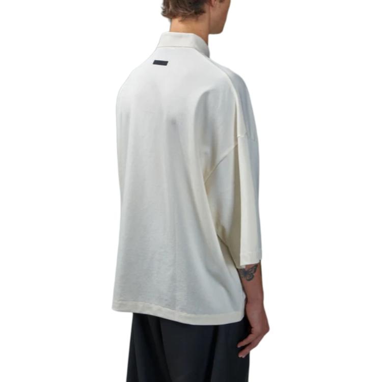 Fear of God Essentials Pique Polo Ivory