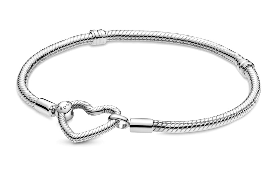 Pandora/潘多拉 Pandora Moments Heart Clasp Bracelet