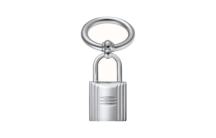 HERMES/爱马仕 Hermes Kelly Twilly Scarf Ring Silver