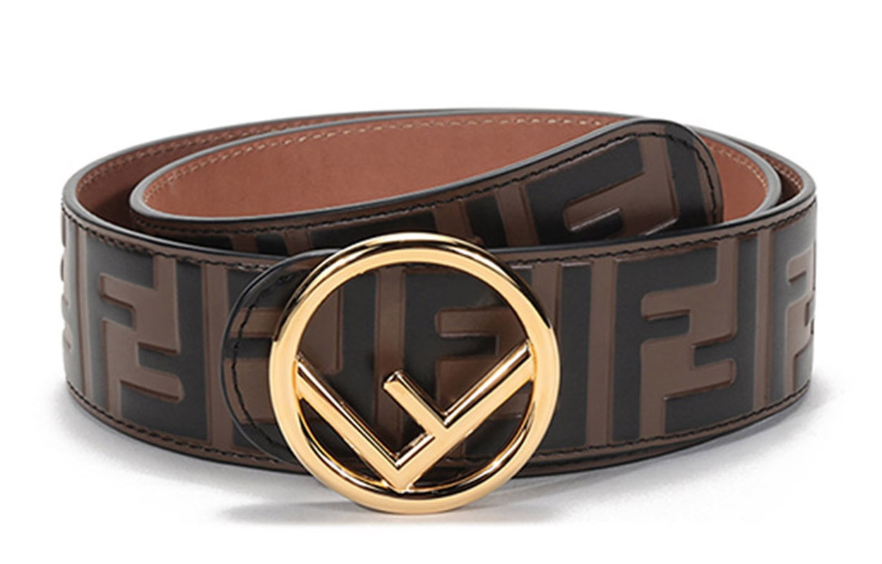 FENDI/芬迪 Fendi FF Leather Belt