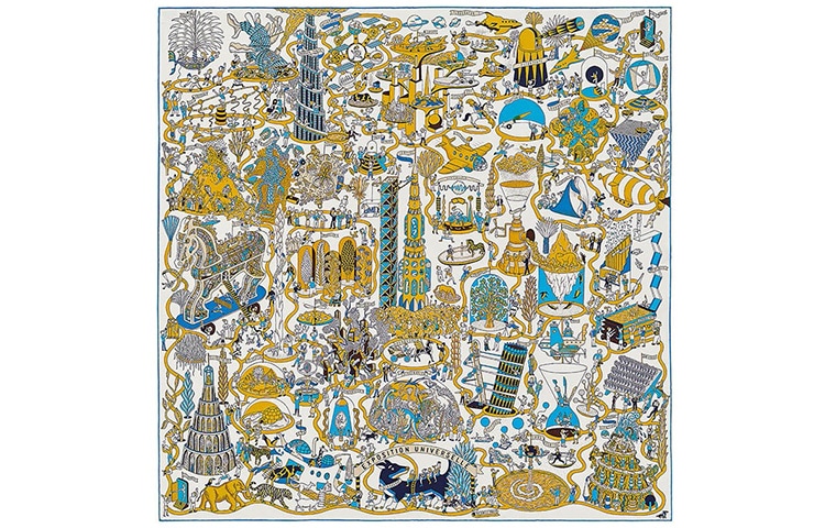 HERMES/爱马仕 Hermes Scarf 90cm Yellow