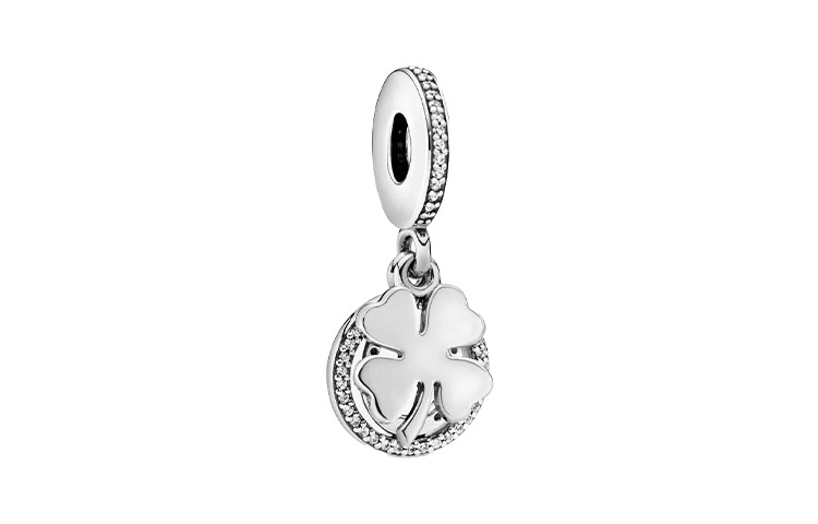 Pandora/潘多拉 Pandora Four Leaf Clover Bracelet Necklace Charm