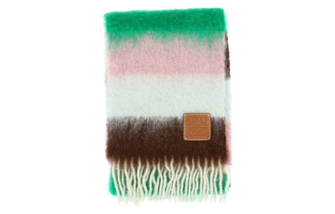 LOEWE Wool Scarf Multicolor