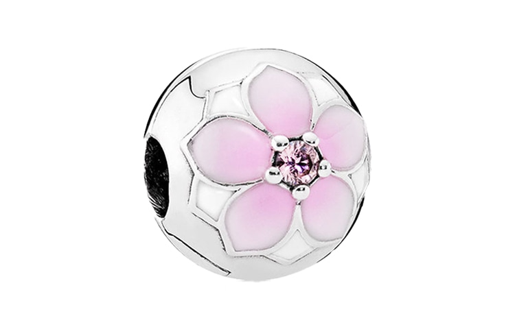 Pandora/潘多拉 Pandora Magnolia Enamel Charm