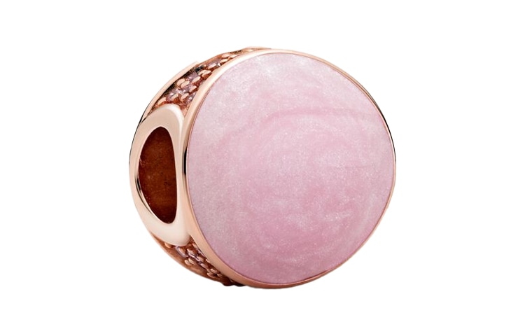 Pandora/潘多拉 Pandora Swirl Charm Pink