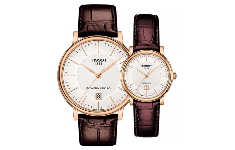 TISSOT/天梭 TISSOT 40mm T1224073603100+T1222073603100