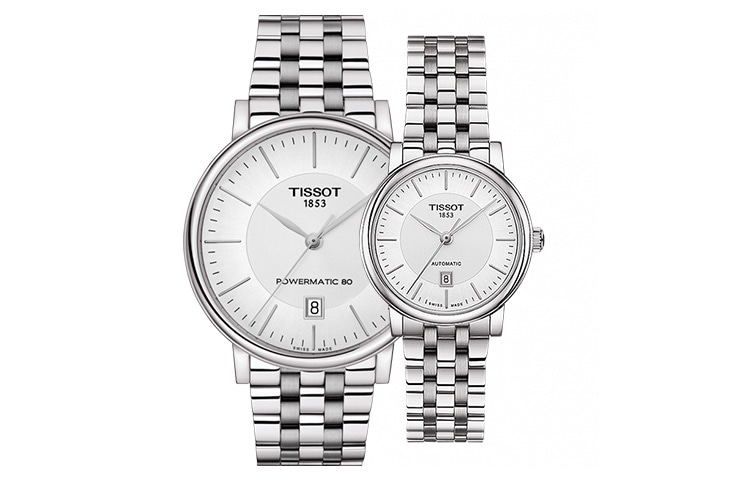 TISSOT/天梭 TISSOT 40mm T1224071103100+T1222071103100