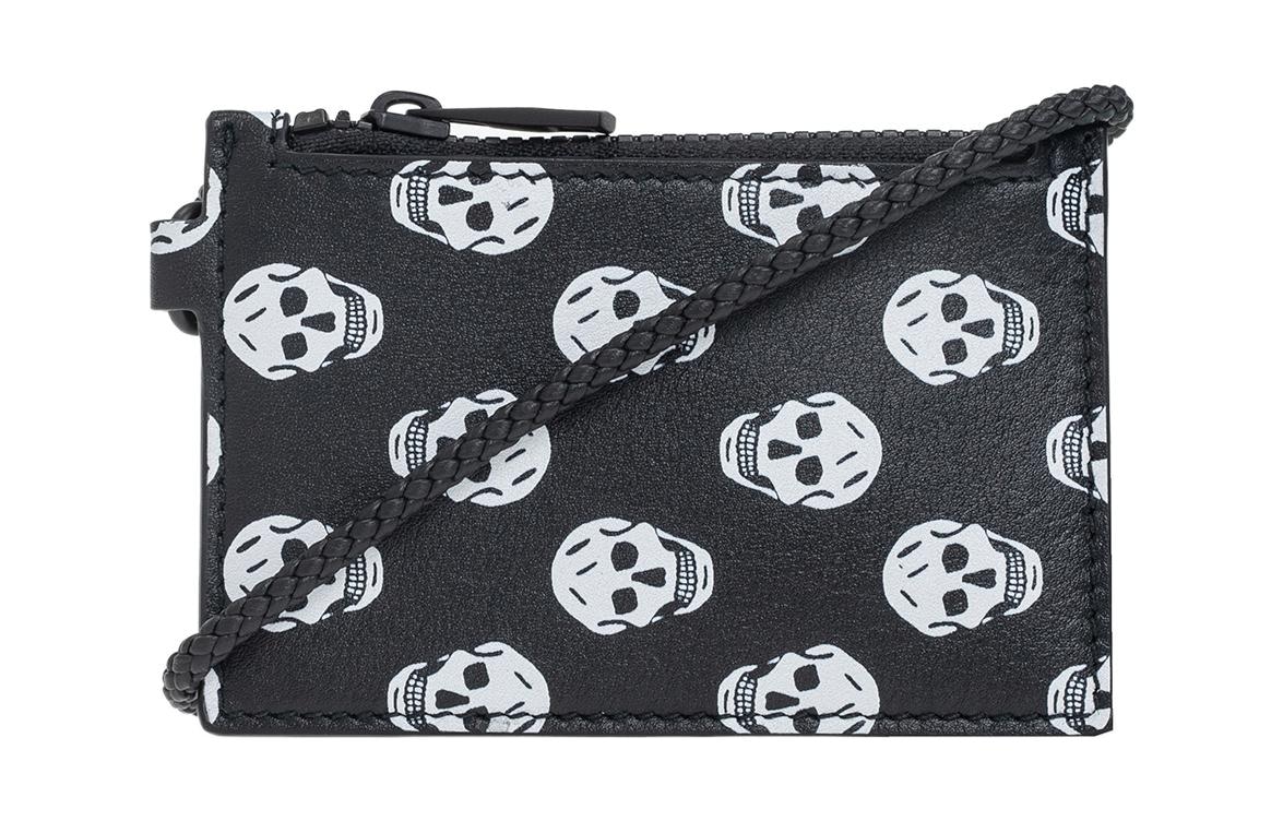 Alexander McQueen Skull Print Card Holder