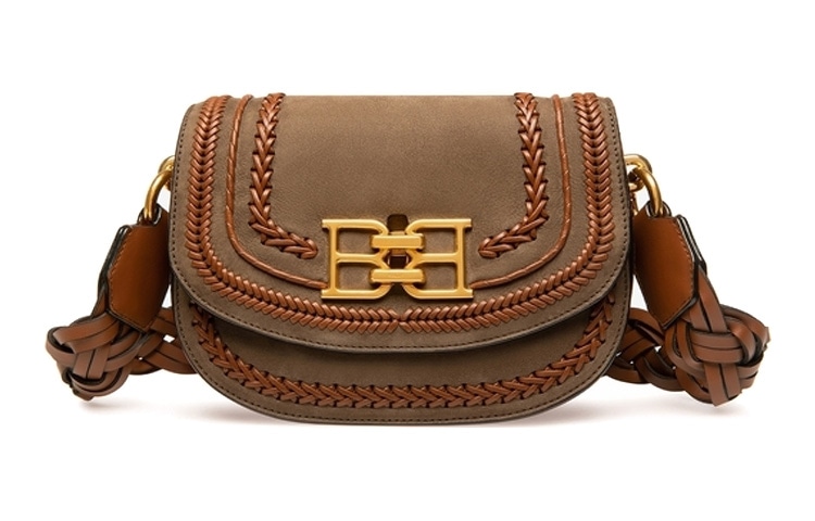 BALLY巴利 Bally Mini Leather Crossbody Bag Green