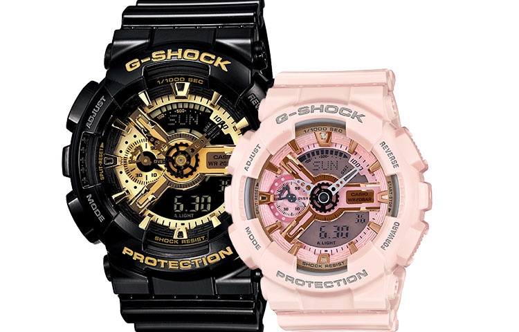 CASIO/卡西欧 Casio G-Shock GMA-S110MP-4A1PR & GA-110GB-1APR