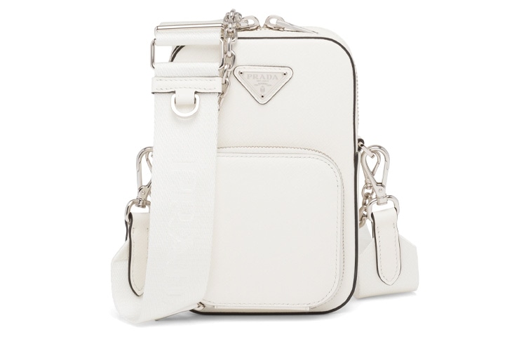 Prada Saffiano Mini Bag White