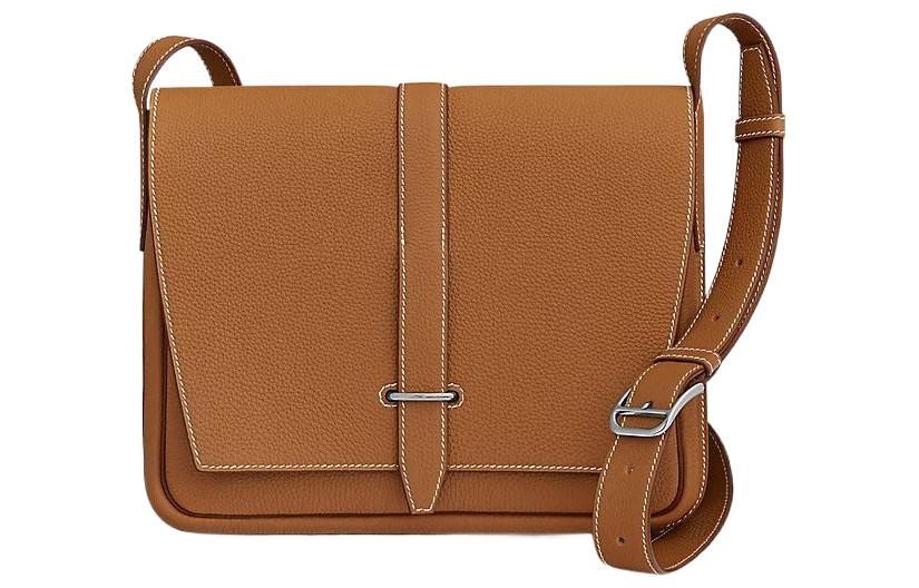 HERMES/爱马仕 HERMES Steve Light Junior 37 Gold Togo
