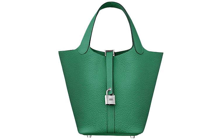 HERMES/爱马仕 HERMES Picotin Lock 18 Clemence U4 Vert Vertigo