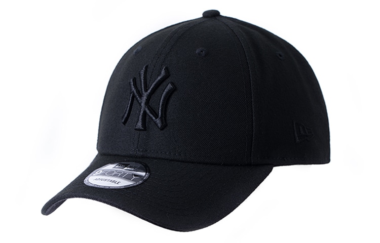 New Era MLB NY Logo Black Cap