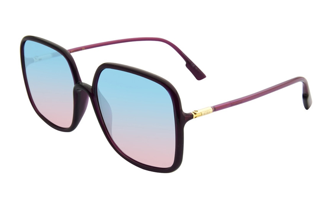 DIOR Square Sunglasses Purple Gradient